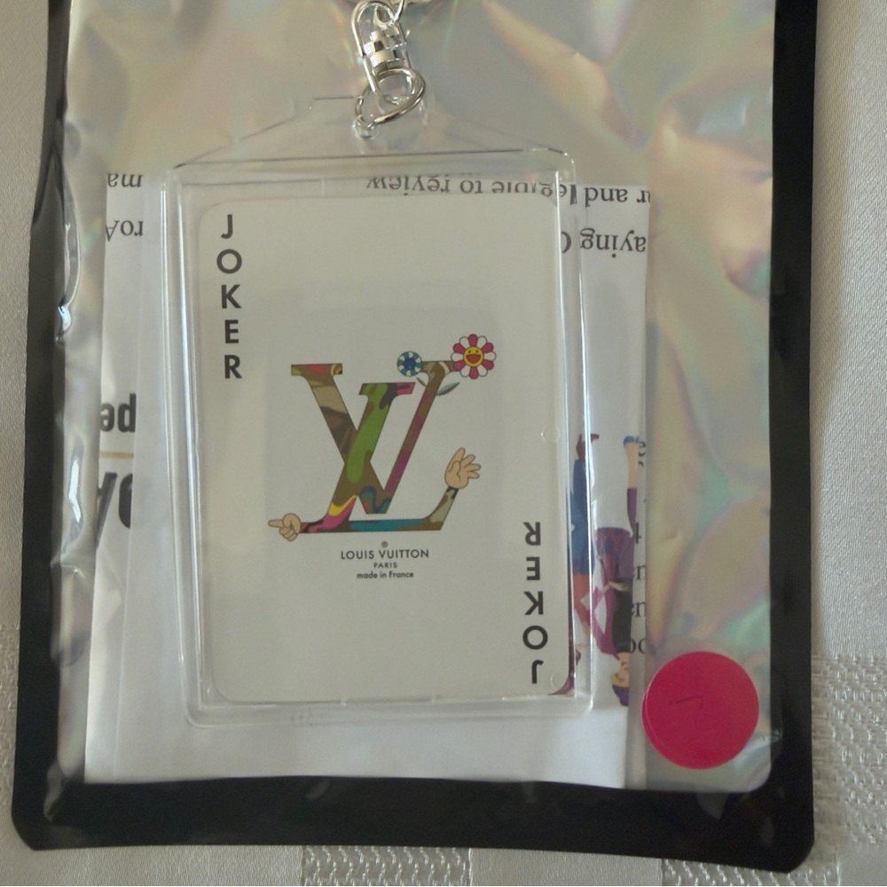 Louis Vuitton Murakami single playing card Joker with COA - Picture 2 of 2